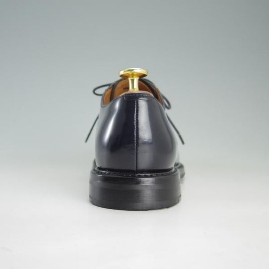 美品★チャーチ(レディース) SIZE 37.5【定価￥86,900-★シャノン/SHANNON 2WR】ポリッシュドバインダーカーフ/紺/Church's★f283