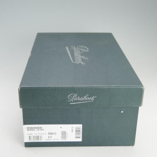 極美品★パラブーツ SIZE 6.5【定価￥71,500-★ランス/REIMS】コインローファー/リスレザー/マルシェソール/CAFE/カフェ/Paraboot★f284