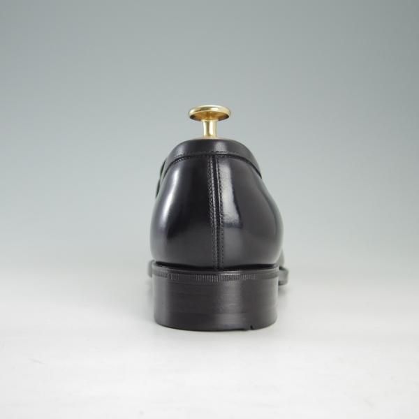 極美品★三陽山長 SIZE 7【定価￥73,440-★弥三郎/R2013ラスト】コインローファー/カーフ/黒/メンズ/SanyoYamacho★f288