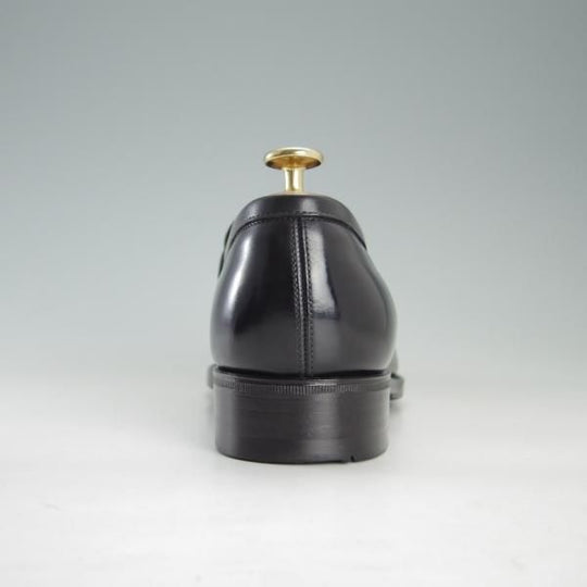 極美品★三陽山長 SIZE 7【定価￥73,440-★弥三郎/R2013ラスト】コインローファー/カーフ/黒/メンズ/SanyoYamacho★f288