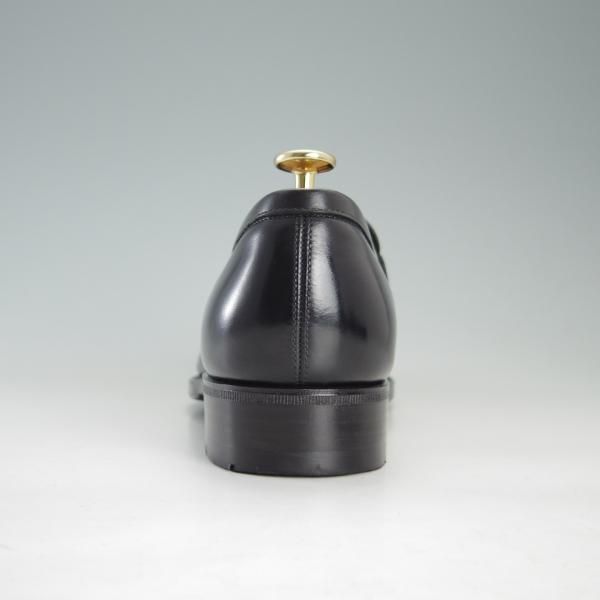 極美品★三陽山長 SIZE 7【定価￥73,440-★弥三郎/R2013ラスト】コインローファー/カーフ/黒/メンズ/SanyoYamacho★f288