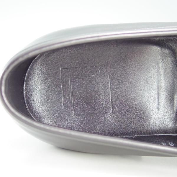 極美品★三陽山長 SIZE 7【定価￥73,440-★弥三郎/R2013ラスト】コインローファー/カーフ/黒/メンズ/SanyoYamacho★f288