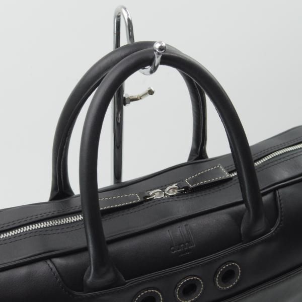 美品　ダンヒル ADV8 シボ革 2way 2室仕様 ビジネスバッグ dunhill 超美品 ダンヒル DUNHILL 現行ロゴ Adv8 Medium Holdall