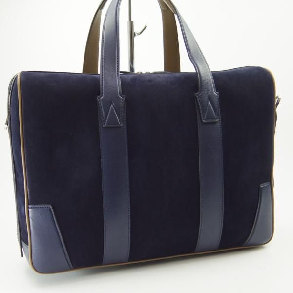 J.M. WESTON　ブリーフケース Double You Briefcase in Black Soft Calfskin – J.M. Weston