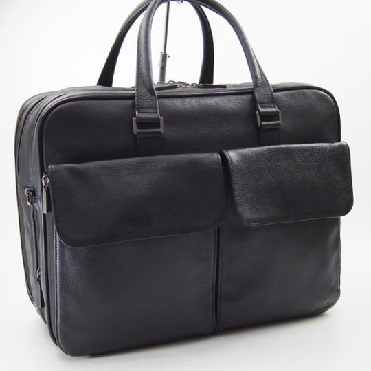 極上★(英)ダンヒル/dunhill【★オーバーナイトバッグ/レザー】メンズ/ビジネス/バッグ/ボストンバッグ/黒/革/鞄★N5629
