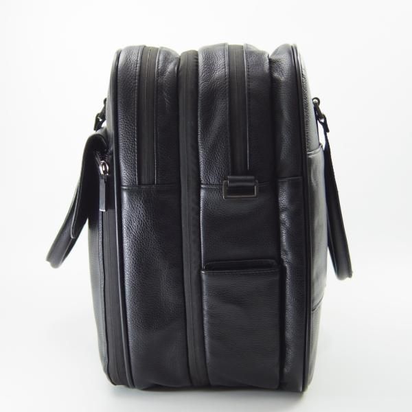 極上★(英)ダンヒル/dunhill【★オーバーナイトバッグ/レザー】メンズ/ビジネス/バッグ/ボストンバッグ/黒/革/鞄★N5629