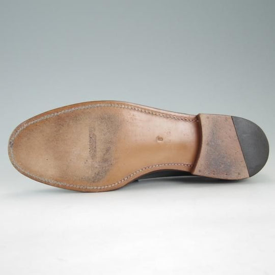 美品★(スペイン製)MEERMIN/メルミン SIZE 6【貴重★コードバン/深緑/グリーン】コインローファー/メンズ★f290