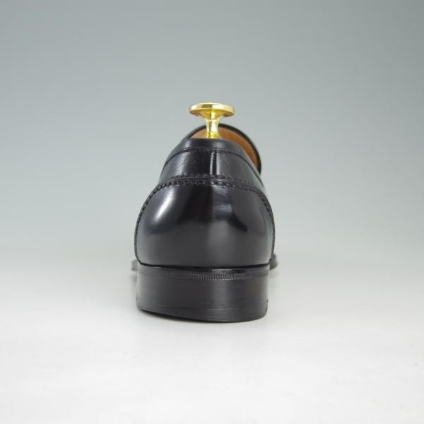 極上★(伊)タニノクリスチー SIZE 5.5【定価10万円以上★コインローファー/126673】カーフ/黒/メンズ/TANINO CRISCI★f292