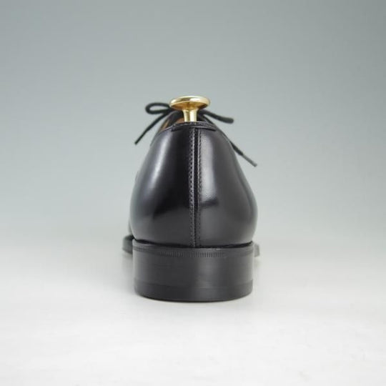 未使用★(伊)タニノクリスチー SIZE 6.5【貴重★ハンドソーンウェルテッド製法/九分仕立て】ストレートチップ/黒/TANINO CRISCI★f293