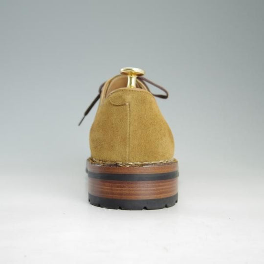 未使用★(伊)F.LLIジャコメッティ SIZE 43【定価￥115,500-★ノルヴェジェーゼ製法/FG217】プレーントゥ/スエード/Giacometti★f294