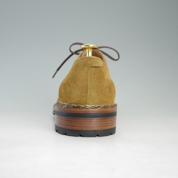 未使用★(伊)F.LLIジャコメッティ SIZE 43【定価￥115,500-★ノルヴェジェーゼ製法/FG217】プレーントゥ/スエード/Giacometti★f294