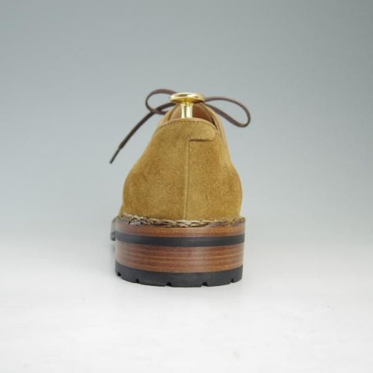 未使用★(伊)F.LLIジャコメッティ SIZE 43【定価￥115,500-★ノルヴェジェーゼ製法/FG217】プレーントゥ/スエード/Giacometti★f294