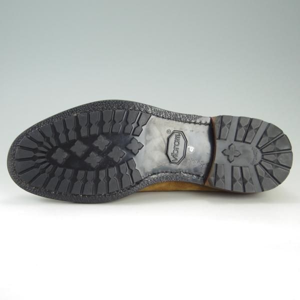 未使用★(伊)F.LLIジャコメッティ SIZE 43【定価￥115,500-★ノルヴェジェーゼ製法/FG217】プレーントゥ/スエード/Giacometti★f294