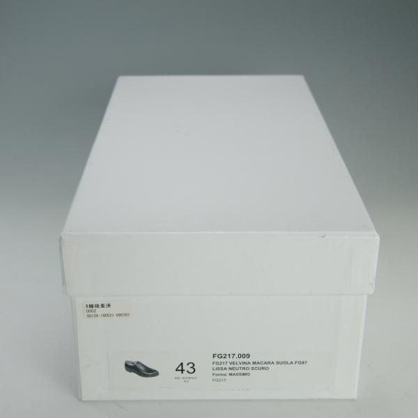 未使用★(伊)F.LLIジャコメッティ SIZE 43【定価￥115,500-★ノルヴェジェーゼ製法/FG217】プレーントゥ/スエード/Giacometti★f294
