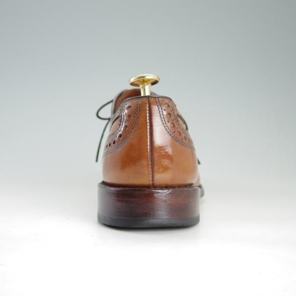 極上★(米)アレンエドモンズ 7.5E【定価￥75,900-★Strand/ストランド】セミブローグ/カーフ/茶/メンズ/ALLEN EDMONDS★f297