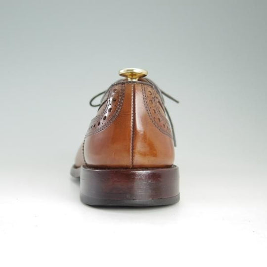 極上★(米)アレンエドモンズ 7.5E【定価￥75,900-★Strand/ストランド】セミブローグ/カーフ/茶/メンズ/ALLEN EDMONDS★f297