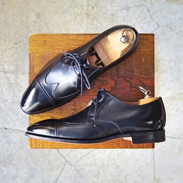 新品★チャーチ 55F/UK5.5【貴重★JIL SANDER別注/ジルサンダー/9746ラスト】オックスフォードシューズ/カーフ/黒/メンズ/Church's★f298