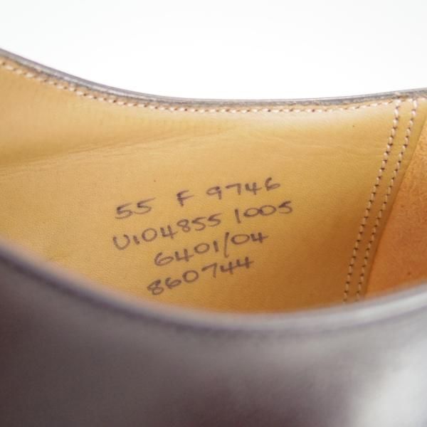 新品★チャーチ 55F/UK5.5【貴重★JIL SANDER別注/ジルサンダー/9746ラスト】オックスフォードシューズ/カーフ/黒/メンズ/Church's★f298