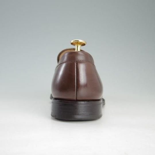 極上★チャーチ 65F/UK6.5【モデル定価￥85,320-★DARWIN/93ラスト】コインローファー/ネバダカーフ/茶/メンズ/Church's★f299