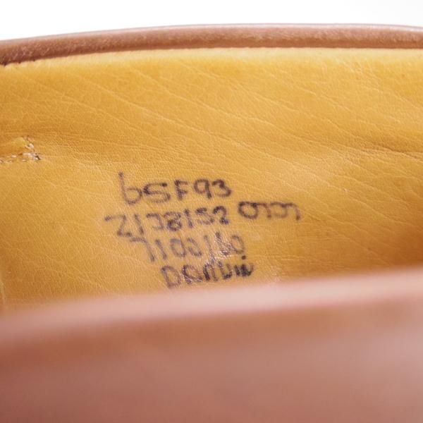 極上★チャーチ 65F/UK6.5【モデル定価￥85,320-★DARWIN/93ラスト】コインローファー/ネバダカーフ/茶/メンズ/Church's★f299