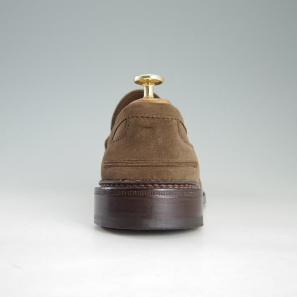 極美品★トリッカーズ SIZE 8.5【定価￥81,000-★M7956/ADAM/アンライニング】コインローファー/ビーフロール/スエード/Tricker's★f300