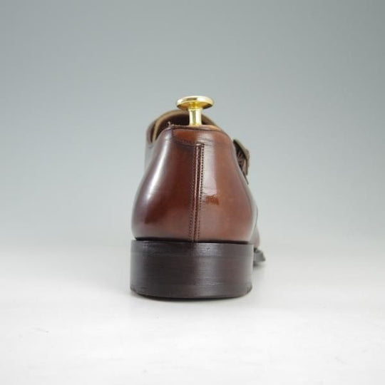 極上★(英)チーニー 8F【定価￥108,900-★インペリアルコレクション/HOLYROOD】208ラスト/ダブルモンク/カーフ/茶/メンズ/CHEANEY★f302