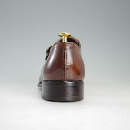 極上★(英)チーニー 8F【定価￥108,900-★インペリアルコレクション/HOLYROOD】208ラスト/ダブルモンク/カーフ/茶/メンズ/CHEANEY★f302