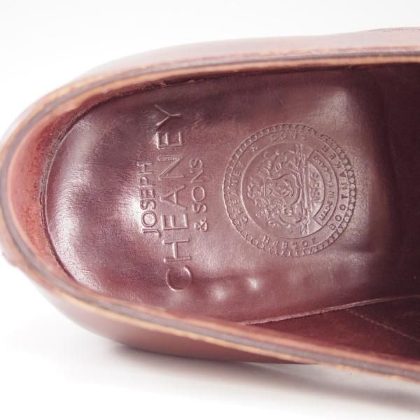 極上★(英)チーニー 8F【定価￥108,900-★インペリアルコレクション/HOLYROOD】208ラスト/ダブルモンク/カーフ/茶/メンズ/CHEANEY★f302