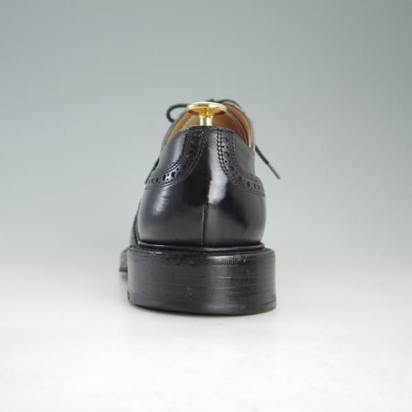 極上★(英)チーニー 7F【貴重★(英)ALFRED DUNHILL別注/ダンヒル/JAMES】3485ラスト/フルブローグ/カーフ/黒/メンズ/CHEANEY★f303