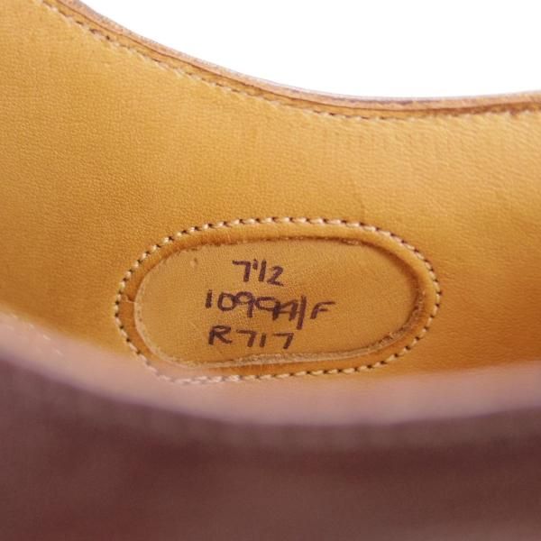 極上★(英)チーニー 7.5F【貴重★(英)ポールスミス別注/プレーントゥ】10994ラスト/カーフ/濃茶/メンズ/Paul Smith/CHEANEY★f305