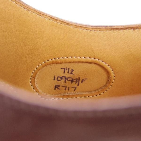 極上★(英)チーニー 7.5F【貴重★(英)ポールスミス別注/プレーントゥ】10994ラスト/カーフ/濃茶/メンズ/Paul Smith/CHEANEY★f305