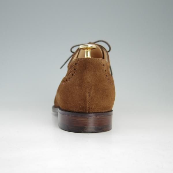 新品★(英)アルフレッド・サージェント 8E【貴重★(米)Jプレス別注/J.PRESS】87ラスト/セミブローグ/スエード/茶/Alfred Sargent★f307