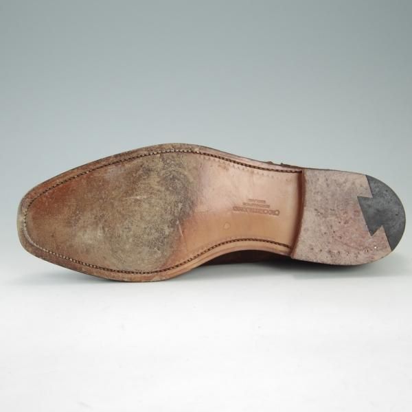 極美品★クロケット&ジョーンズ 6.5E【★パンチドキャップトゥ/FAIRFORD】スエード/茶/メンズ/Crockett&Jones★f308