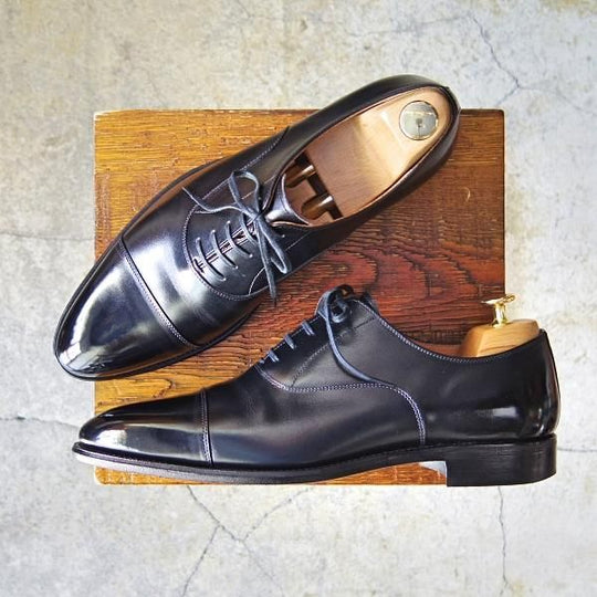 極美品★スコッチグレイン 25.5E【定価￥55,000-★直営店限定モデル/インペリアルブラック/946】ストレートチップ/SCOTCH GRAIN★f309