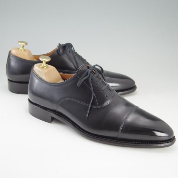 極美品★スコッチグレイン 25.5E【定価￥55,000-★直営店限定モデル/インペリアルブラック/946】ストレートチップ/SCOTCH GRAIN★f309