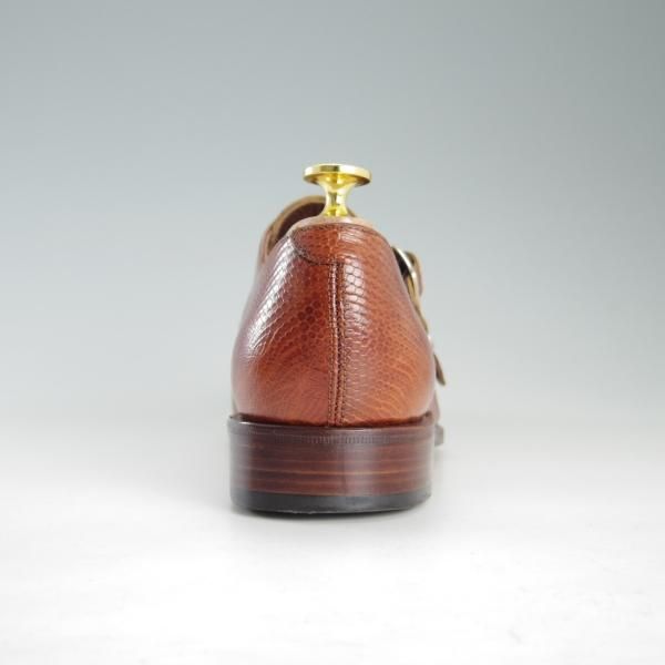 極上★(スペイン製)CARMINA/カルミナ SIZE 7【高額★リザード革仕様/トレーディングポスト別注】10003/ダブルモンク/Trading Post★f310