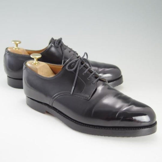 極上★クロケット&ジョーンズ 6.5F【(東欧)ALT WIEN別注★プレーントゥ/BACH】343ラスト/キャバレリーカーフ/黒/Crockett&Jones★f314