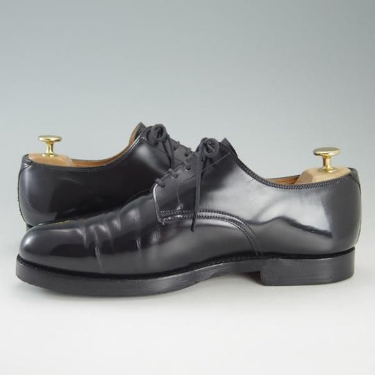 極上★クロケット&ジョーンズ 6.5F【(東欧)ALT WIEN別注★プレーントゥ/BACH】343ラスト/キャバレリーカーフ/黒/Crockett&Jones★f314