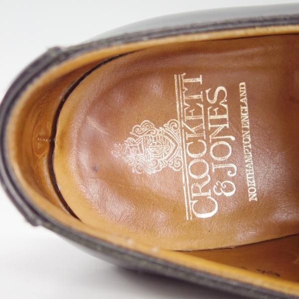 極上★クロケット&ジョーンズ 6.5F【(東欧)ALT WIEN別注★プレーントゥ/BACH】343ラスト/キャバレリーカーフ/黒/Crockett&Jones★f314