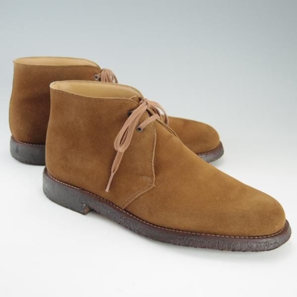 極上★クロケット&ジョーンズ 7E【貴重★FRAME別注/CHERTSEY2/228ラスト】チャートシー/チャッカブーツ/スエード/Crockett&Jones★f316