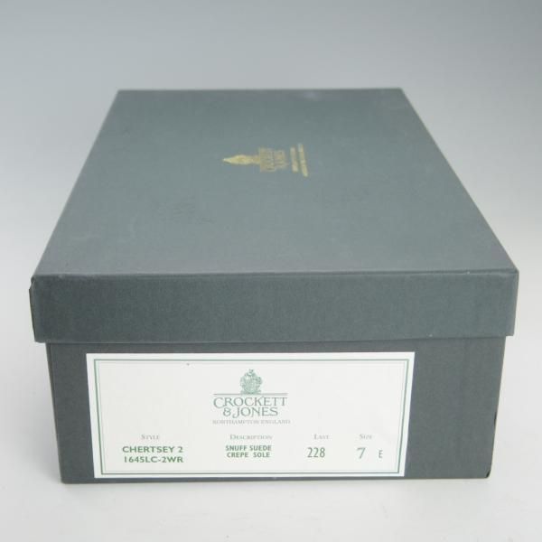 極上★クロケット&ジョーンズ 7E【貴重★FRAME別注/CHERTSEY2/228ラスト】チャートシー/チャッカブーツ/スエード/Crockett&Jones★f316