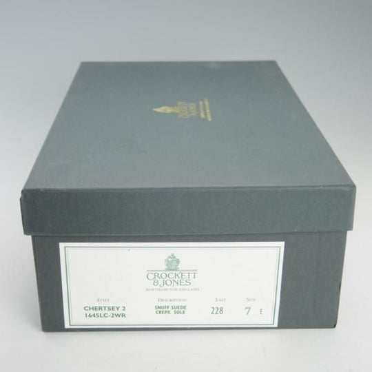 極上★クロケット&ジョーンズ 7E【貴重★FRAME別注/CHERTSEY2/228ラスト】チャートシー/チャッカブーツ/スエード/Crockett&Jones★f316