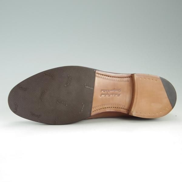 ほぼ試着程度★(英)チーニー 9F【定価￥74,800-★HUDSON/ハドソン/コインローファー】5203ラスト/カーフ/CONKER/薄茶/CHEANEY★f317