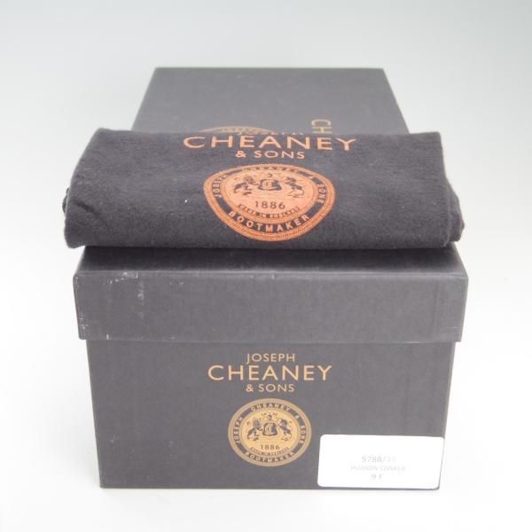 ほぼ試着程度★(英)チーニー 9F【定価￥74,800-★HUDSON/ハドソン/コインローファー】5203ラスト/カーフ/CONKER/薄茶/CHEANEY★f317