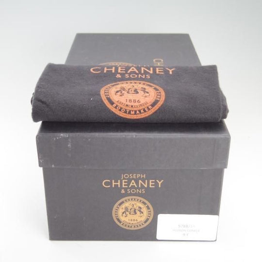 ほぼ試着程度★(英)チーニー 9F【定価￥74,800-★HUDSON/ハドソン/コインローファー】5203ラスト/カーフ/CONKER/薄茶/CHEANEY★f317