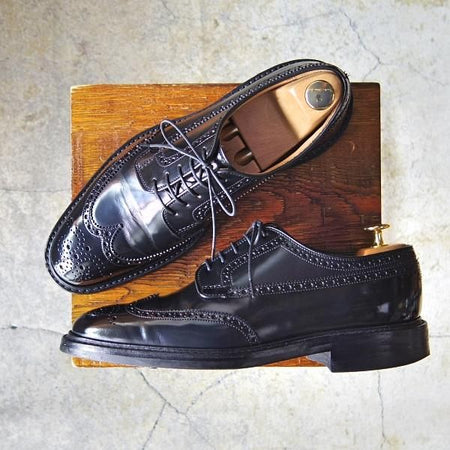 美品★チャーチ 65F/UK6.5【定価￥103,400-★GRAFTON/173ラスト】グラフトン/フルブローグ/ポリッシュドバインダーカーフ/Church's★f318