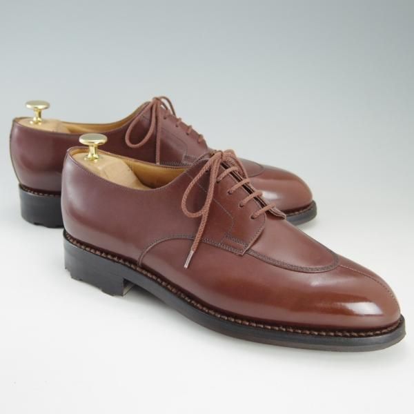 極美品★J.M.ウェストン 7C【定価￥132,000-★スプリットトゥ・クラシックダービー/598】25ラスト/Uチップ/茶/Weston/ウエストン★f320