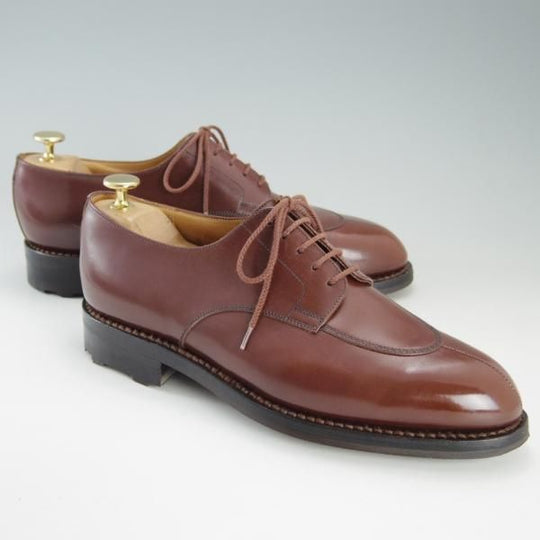 極美品★J.M.ウェストン 7C【定価￥132,000-★スプリットトゥ・クラシックダービー/598】25ラスト/Uチップ/茶/Weston/ウエストン★f320