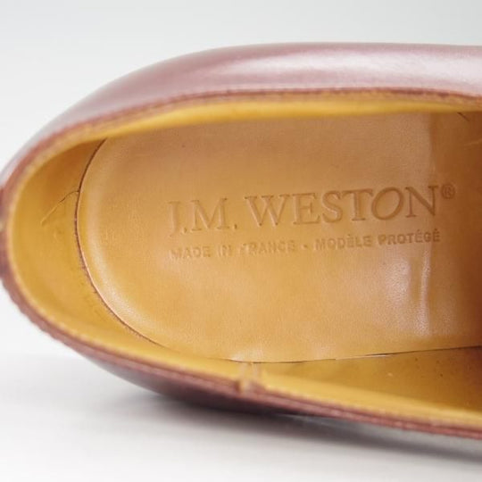 極美品★J.M.ウェストン 7C【定価￥132,000-★スプリットトゥ・クラシックダービー/598】25ラスト/Uチップ/茶/Weston/ウエストン★f320