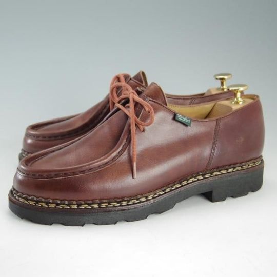 美品★パラブーツ SIZE 40.5【定価￥71,500-★ミカエル/MICHAEL】チロリアンシューズ/リスレザー/MARRON/マロン/メンズ/Paraboot★f321
